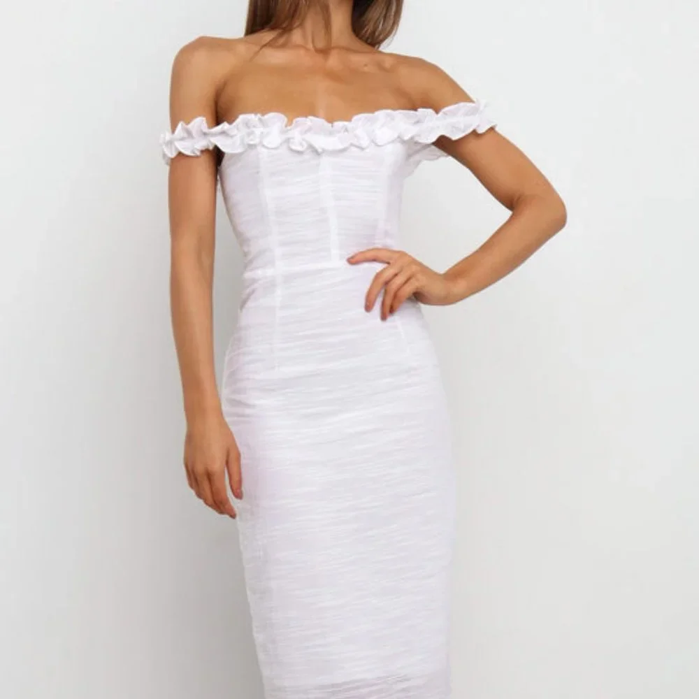 NWOT PETAL & PUP FLOREZ DRESS IN WHITE - Picture 6 of 9